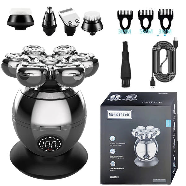 ELITEZENS 7D Flex Head Bald Shaver (USB-C, IPX7)