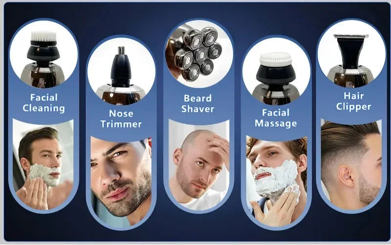 ELITEZENS 7D Flex Head Bald Shaver (USB-C, IPX7)