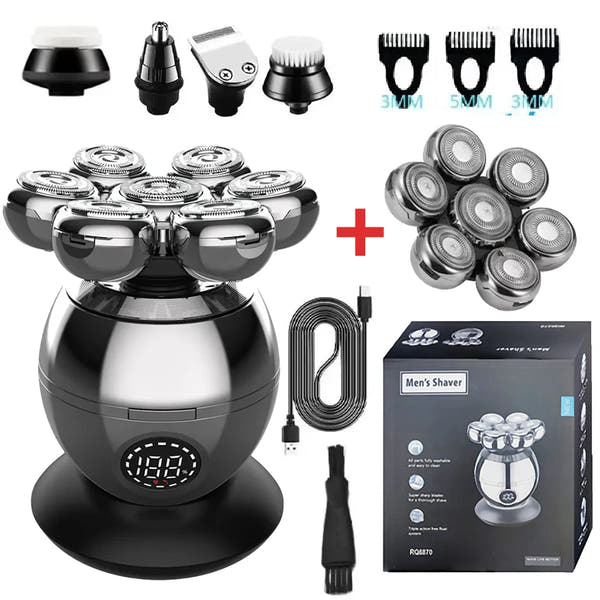 ELITEZENS 7D Flex Head Bald Shaver (USB-C, IPX7)