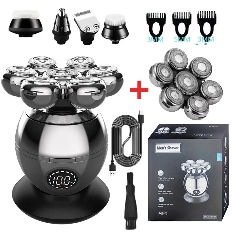 ELITEZENS 7D Flex Head Bald Shaver (USB-C, IPX7)