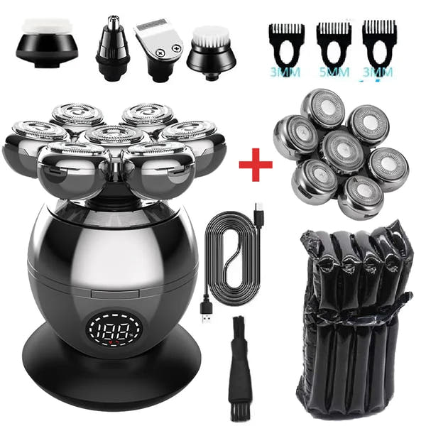 ELITEZENS 7D Flex Head Bald Shaver (USB-C, IPX7)