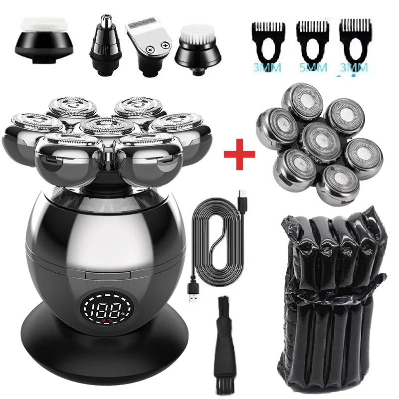 ELITEZENS 7D Flex Head Bald Shaver (USB-C, IPX7)